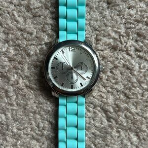 FMD women’s vintage teal/silver adjustable bracelet watch one‎ size